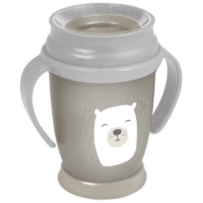 LOVI Hrníček 360° JUNIOR s úchyty BUDDY BEAR - 250 ml