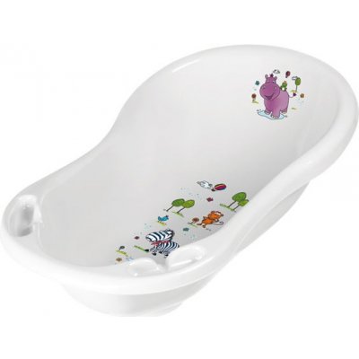 Keeeper Prima Baby dětská vanička 84 cm - Hippo, bílá