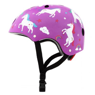 Mini Hornit dětská přilba s blikačkou - Jednorožec, vel. M - obrázek