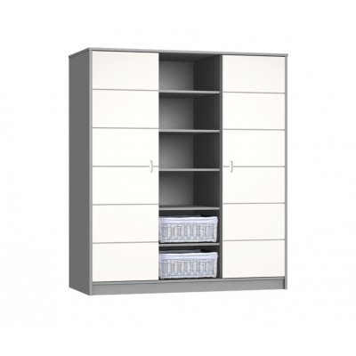 Faktum třídílná skříň Alda - Silk Grey