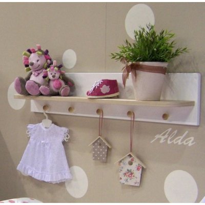 Faktum polička na stěnu Alda - Ice Glossy - obrázek