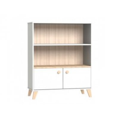 Faktum polouzavřená skříňka Colette - White