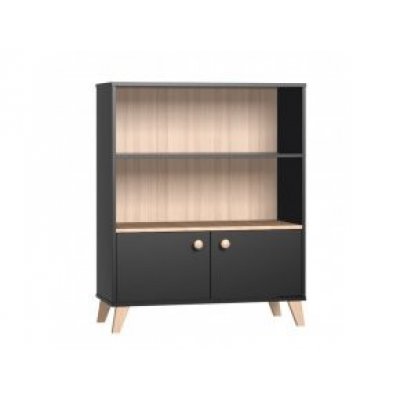 Faktum polouzavřená skříňka Colette - Anthracite