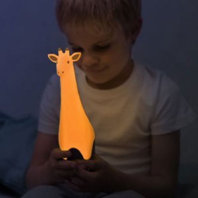 Zazu svítilna s nočním světlem - Žirafa šedá - obrázek