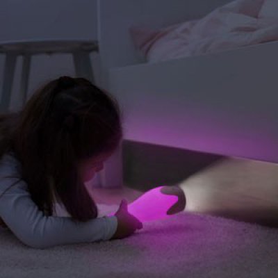 Zazu svítilna s nočním světlem - Žirafa šedá - obrázek