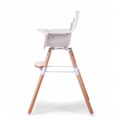 Childhome židlička 2v1 Evolu 2 - Natural/White - obrázek