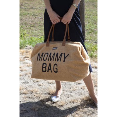 Childhome přebalovací taška Mommy Bag Big - Teddy Beige - obrázek