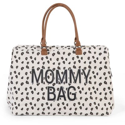 Childhome přebalovací taška Mommy Bag Big - Canvas Leopard