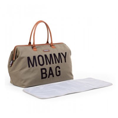 Childhome přebalovací taška Mommy Bag Big - Canvas Khaki - obrázek