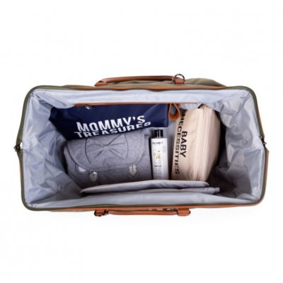 Childhome přebalovací taška Mommy Bag Big - Canvas Khaki - obrázek