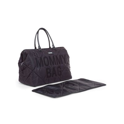 Childhome přebalovací taška Mommy Bag Big - Puffered Black - obrázek