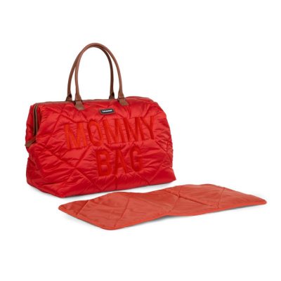 Childhome přebalovací taška Mommy Bag Big - Puffered Red - obrázek
