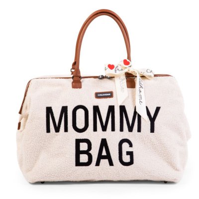 Childhome přebalovací taška Mommy Bag Big - Teddy Off White