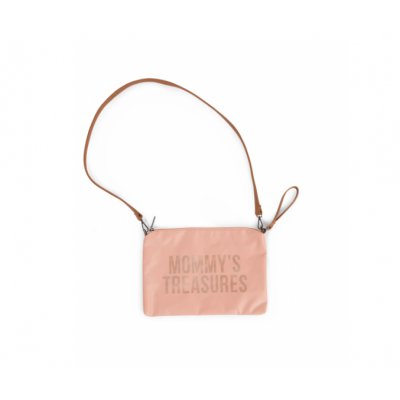 Childhome pouzdro na zip s poutkem - Pink Copper - obrázek