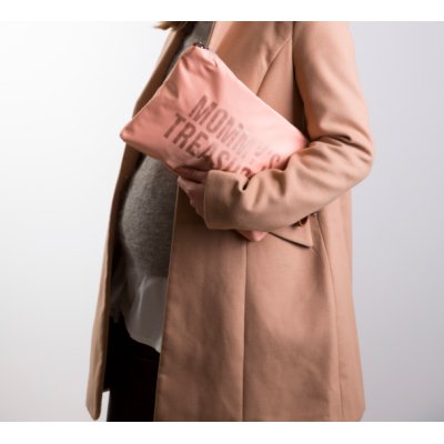 Childhome pouzdro na zip s poutkem - Pink Copper - obrázek