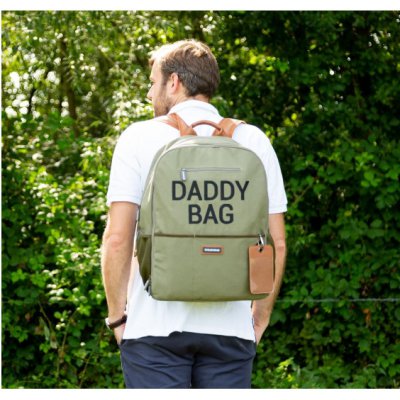 Childhome přebalovací batoh Daddy Bag - Canvas Khaki - obrázek