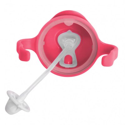 b.box hrneček s brčkem - Malina - obrázek