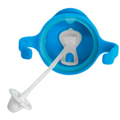 b.box hrneček s brčkem - Kobaltově modrý - obrázek