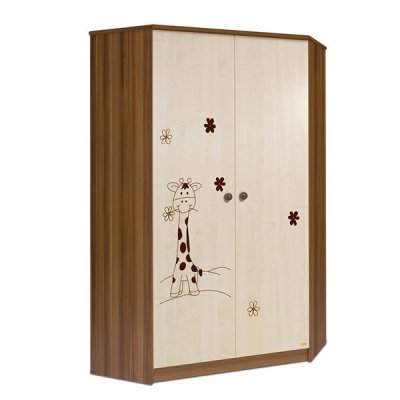 Faktum rohová skříň Makaó - s motivem žirafy