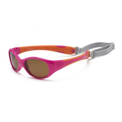 Koolsun sluneční brýle Flex - Růžová/oranžová 3+