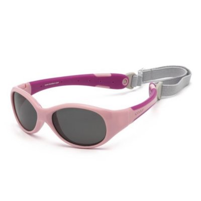 Koolsun sluneční brýle Flex - Růžová/tm. růžová 0+