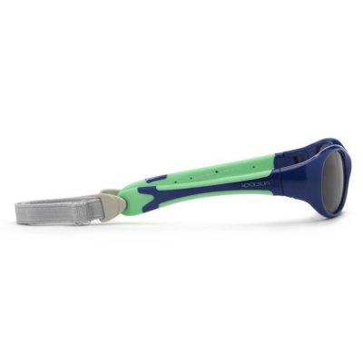 Koolsun sluneční brýle Flex - Modrá/sv. zelená 3+ - obrázek