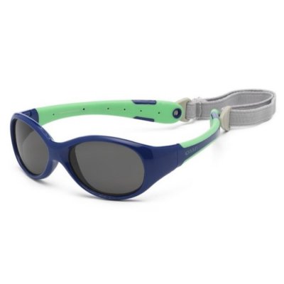 Koolsun sluneční brýle Flex - Modrá/sv. zelená 3+