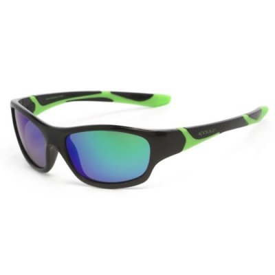 Koolsun sluneční brýle Sport - Černá/limetka 3+
