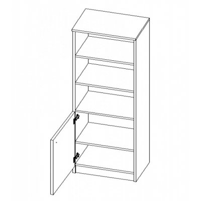 Faktum kombinovaný regál Makaó - s motivem žirafy - obrázek