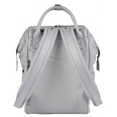 BabaBing přebalovací taška/batoh Mani - Grey Blush Leatherette - obrázek