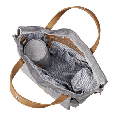 BabaBing přebalovací taška/batoh Erin - Grey Marle - obrázek