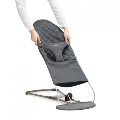 BabyBjörn potah na lehátko Bouncer Bliss Cotton - Black