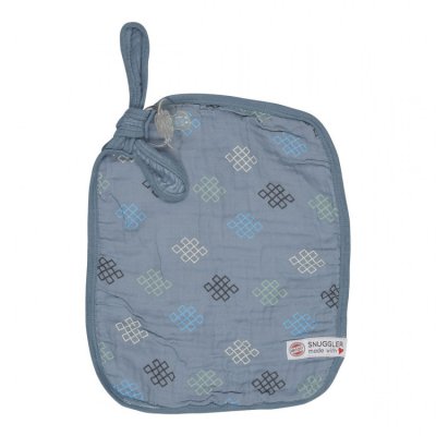 Lodger muchláček Snuggler Muslin Knot Xandu - Ocean - obrázek