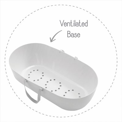 Shnuggle Mojžíšův koš  - Bílý - obrázek