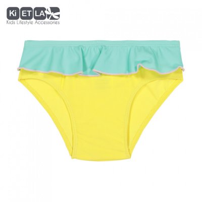 Kietla plavky s UV ochranou nohavičky - 6 měsíců, žluto zelené