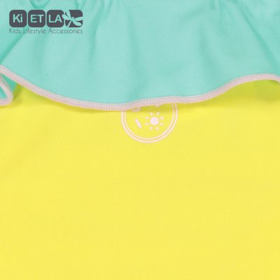 Kietla plavky s UV ochranou nohavičky - 12 měsíců, žluto zelené - obrázek