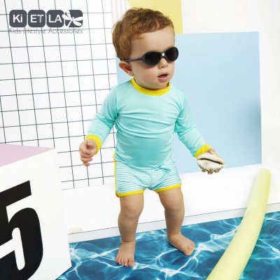 Kietla plavky s UV ochranou šortky - 6 měsíců, zelený pásek - obrázek