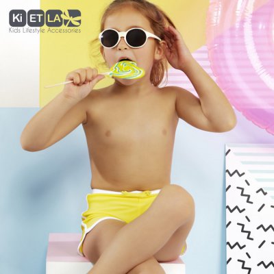 Kietla plavky s UV ochranou šortky - 12 měsíců, žlutá - obrázek