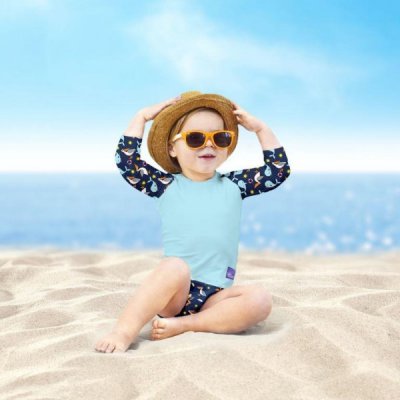Bambino Mio dětské tričko do vody s rukávem, UV 50+ - S Nautical - obrázek