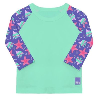 Bambino Mio dětské tričko do vody s rukávem, UV 50+ - XL Violet