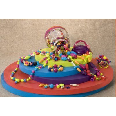 B.Toys Spojovací korále a tvary Pop Arty  - Fialová, 500 ks - obrázek