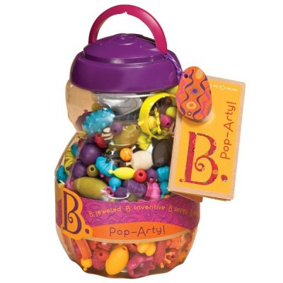 B.Toys Spojovací korále a tvary Pop Arty  - Fialová, 500 ks