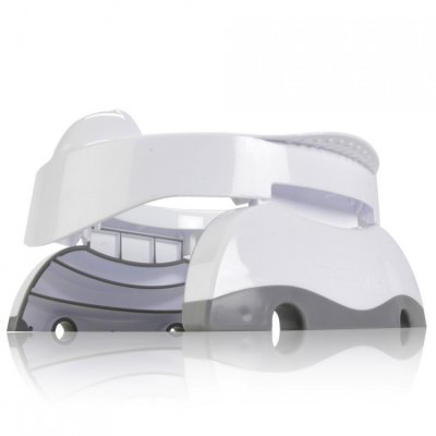 Potette Plus 2 v 1 cestovní nočník/redukce na wc Premium - Bílá - obrázek