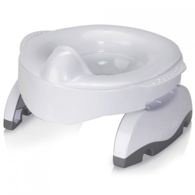 Potette Plus 2 v 1 cestovní nočník/redukce na wc Premium - Bílá - obrázek