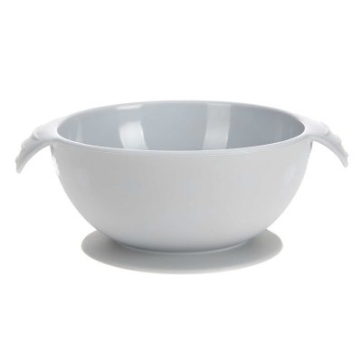 Lässig mistička Bowl Silicone with suction pad - Grey