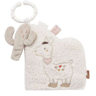 Baby Fehn plyšová knížka Peru - Lama