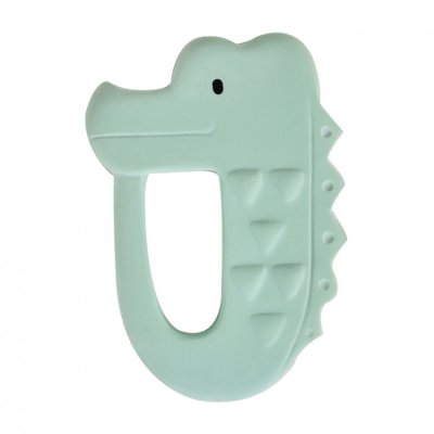 Tikiri kousátko z přírodní gumy Safari - Krokodýl