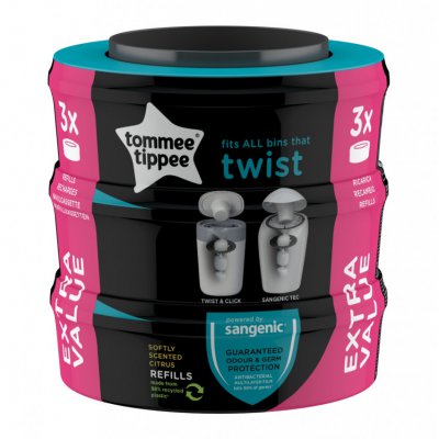 Tommee Tippee náhradní kazeta Sangenic Twist (univerzální) - 3 ks