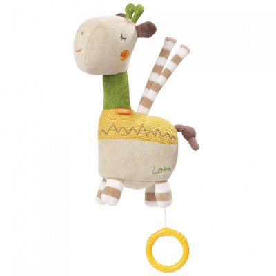 Baby Fehn hrací hračka Loopy&Lotta - Žirafa