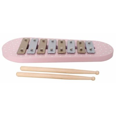 JaBaDaBaDo xylofon NEW - Růžový/tečky
